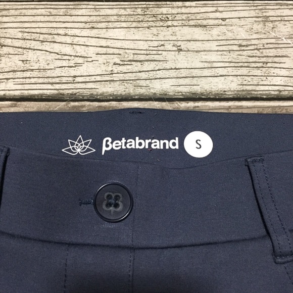 Betabrand Straight Pull On Stretch Pants Women’s S Blue Gray (Inseam 31.5) - Picture 8 of 9